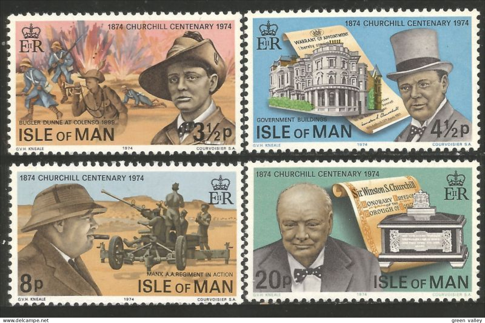 590 Man Winston Churchill MNH ** Neuf SC (MAN-95) - Sir Winston Churchill