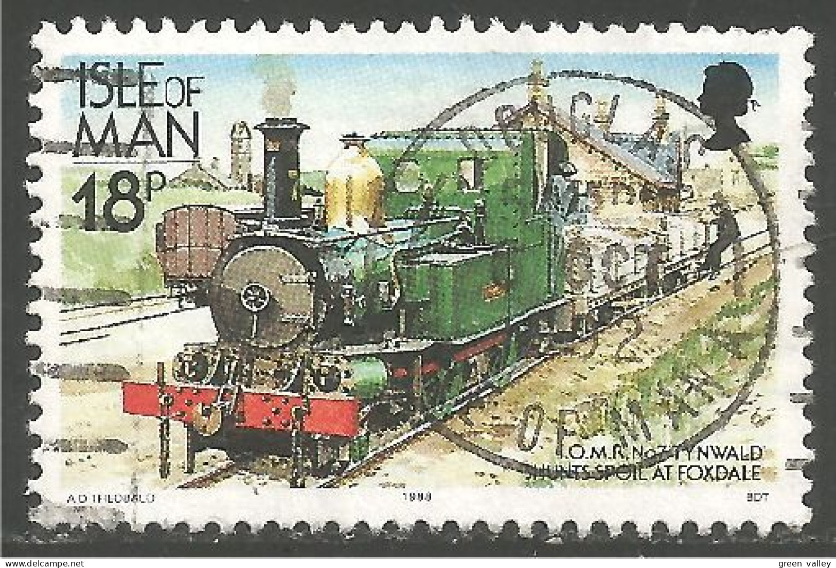 590 Man Railway Train Locomotive IOMR No 7 Tynwald (MAN-88) - Isle Of Man