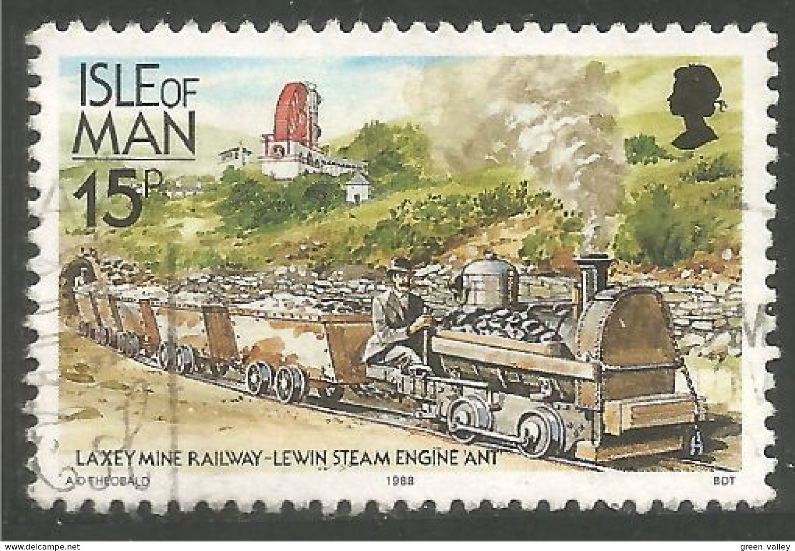 590 Man Railway Train Lewin Locomotive Laxey Mine Mining Coal Charbon Kohl (MAN-86a) - Man (Ile De)