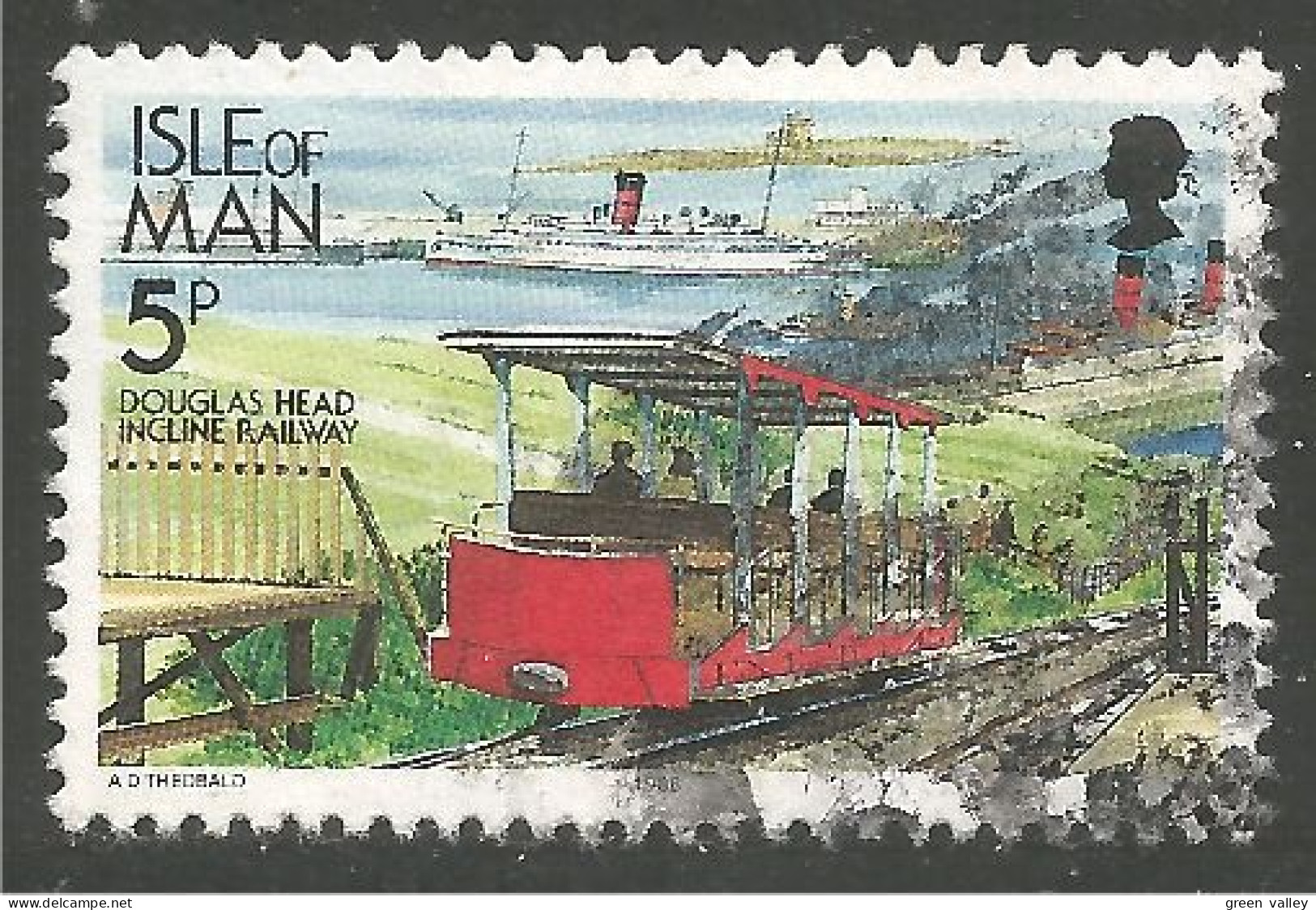 590 Man Incline Railway Train Locomotive Bateau Paquebot Boat (MAN-84) - Isle Of Man