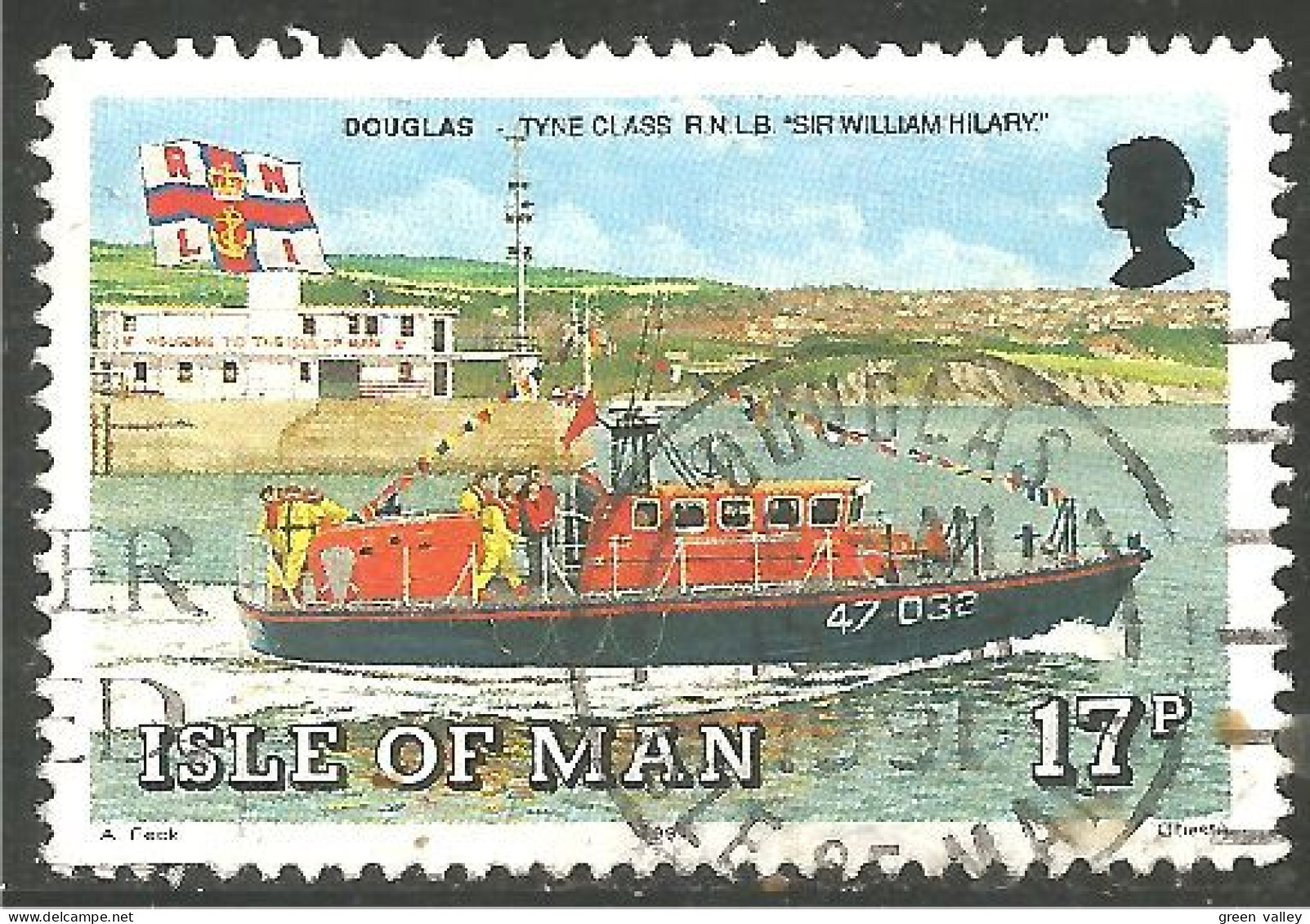 590 Man Bateau Boat Ship Schiff Boot Barca Barco (MAN-77f) - Stamps