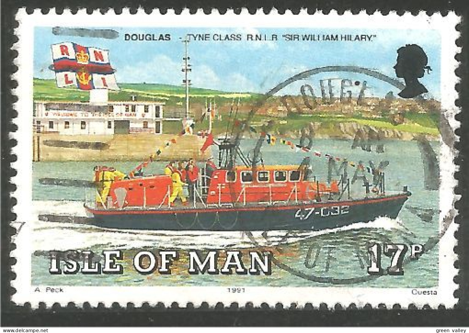 590 Man Bateau Boat Ship Schiff Boot Barca Barco Sir Willian Hillary (MAN-77d) - Isle Of Man