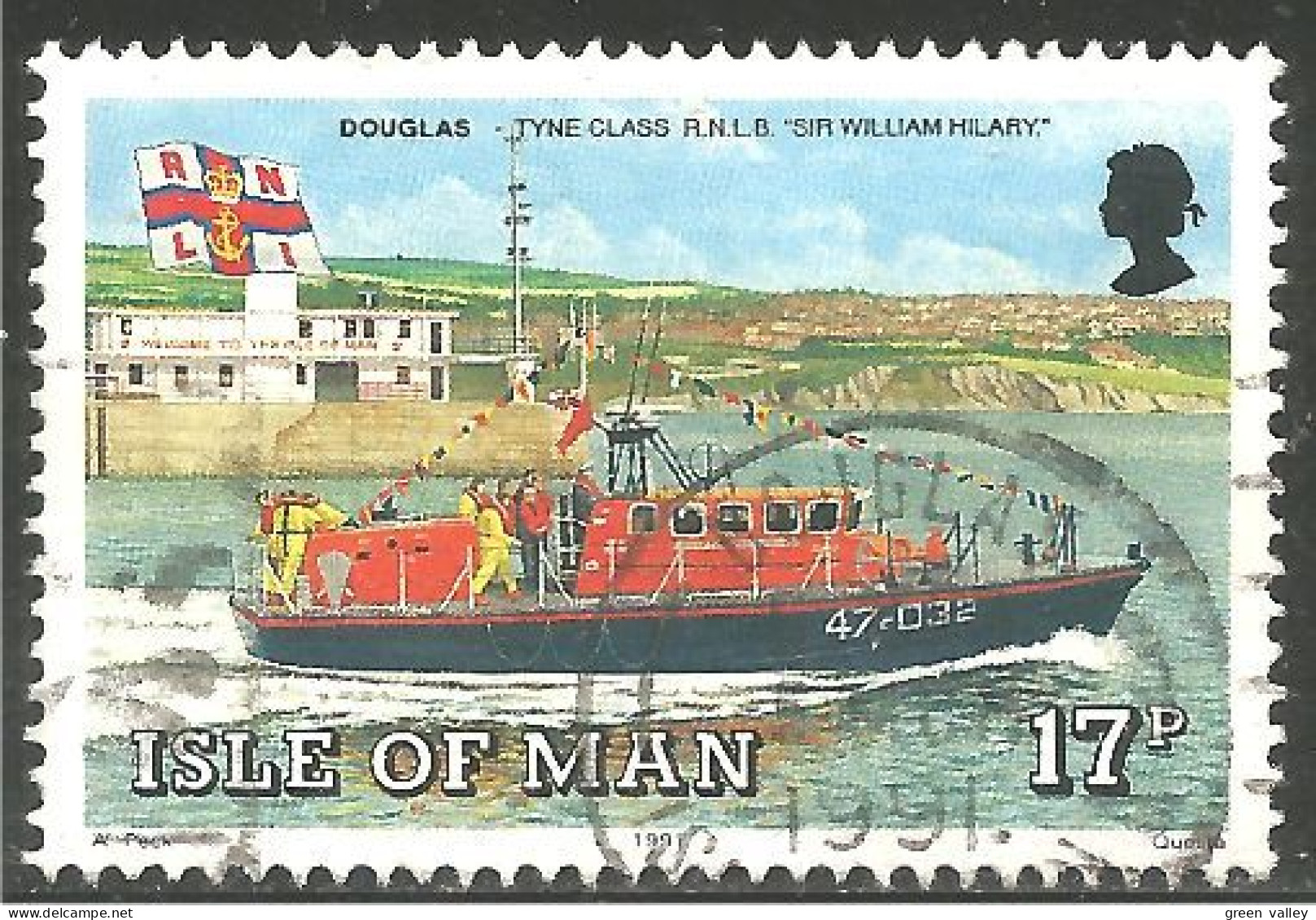 590 Man Flag Drapeau RNLS (MAN-77e) - Stamps