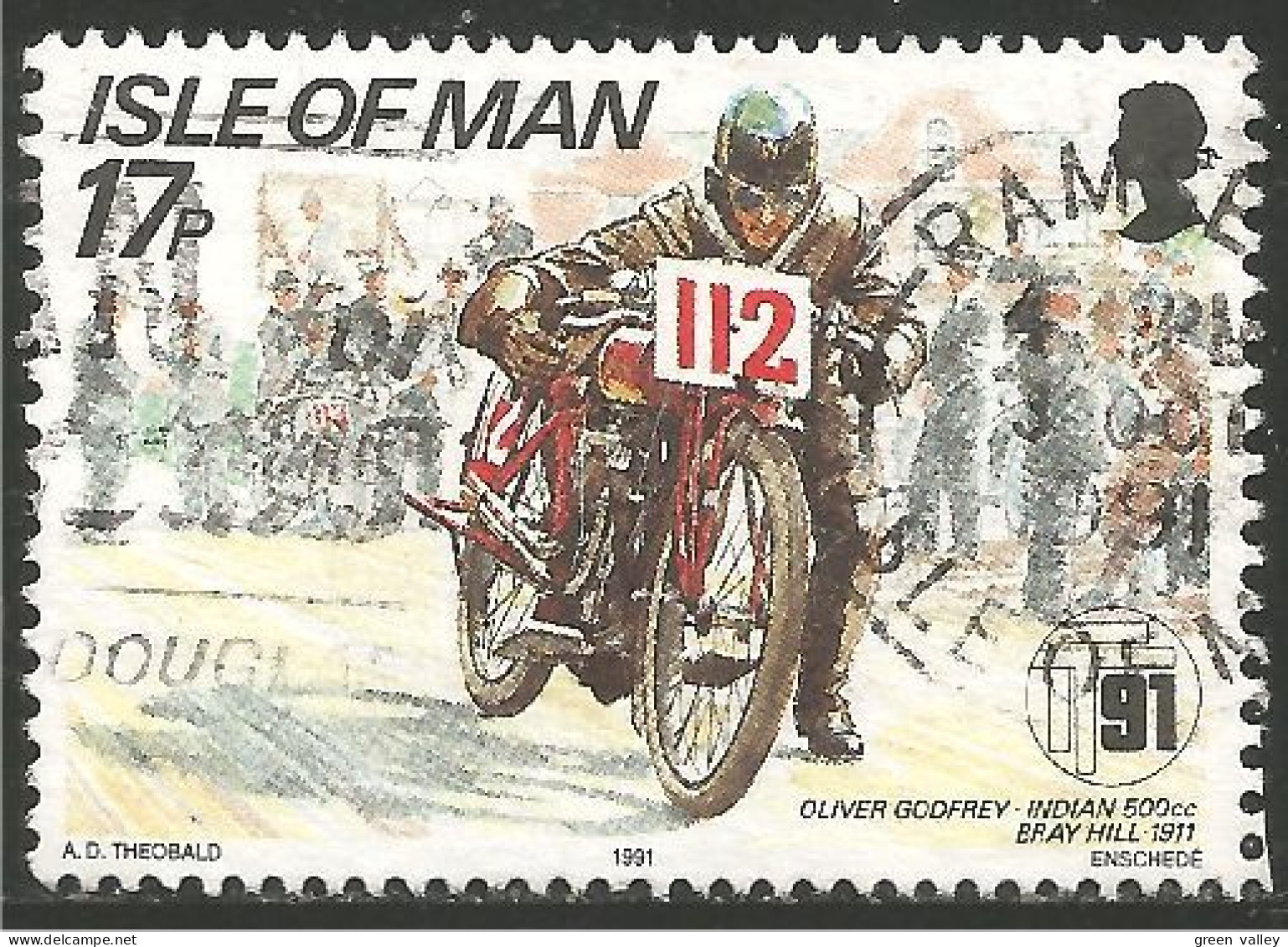 590 Man Moto Motorcycle Indian 500cc Olivier Godfrey (MAN-76b) - Man (Insel)
