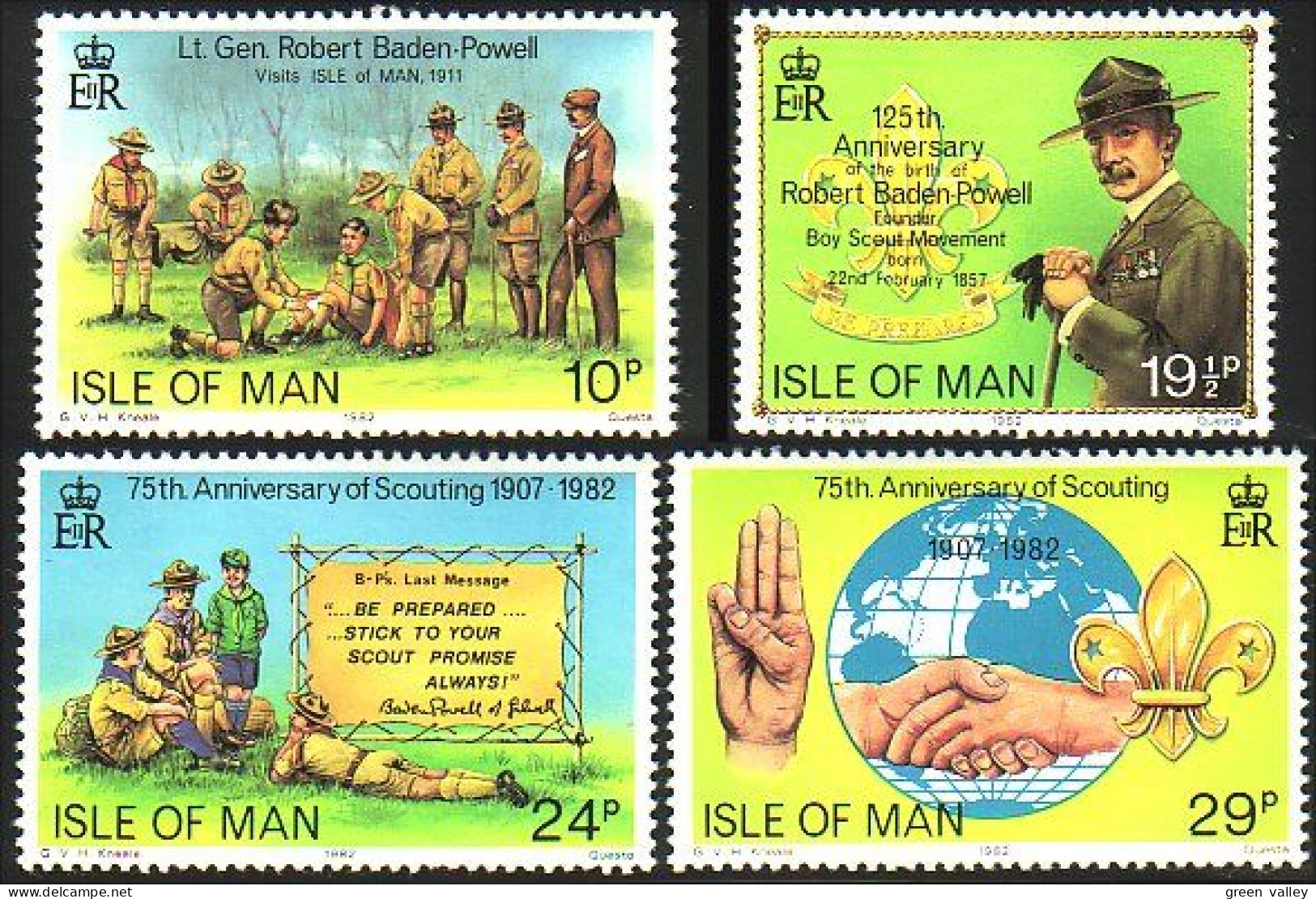 590 Man Scouts MNH ** Neuf SC (MAN-37) - Man (Insel)