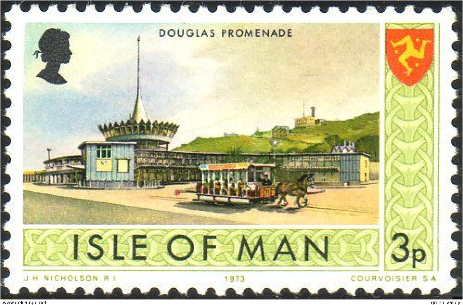 590 Man 3p Douglas Promenade No Gum (MAN-3) - Isle Of Man