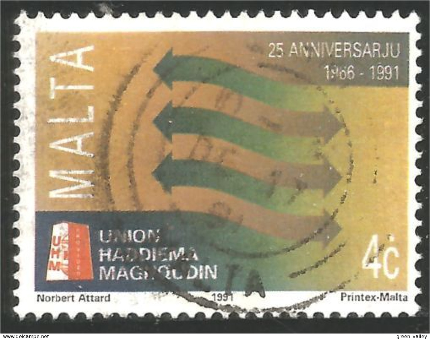 589 Malta Malte Union 1991 (MLT-191) - Malte