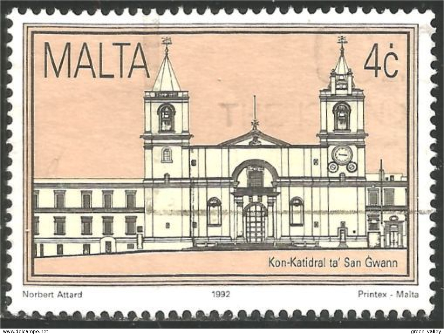 589 Malta Malte Architecture Cathédale St Jean John Cathedral (MLT-195b) - Iglesias Y Catedrales