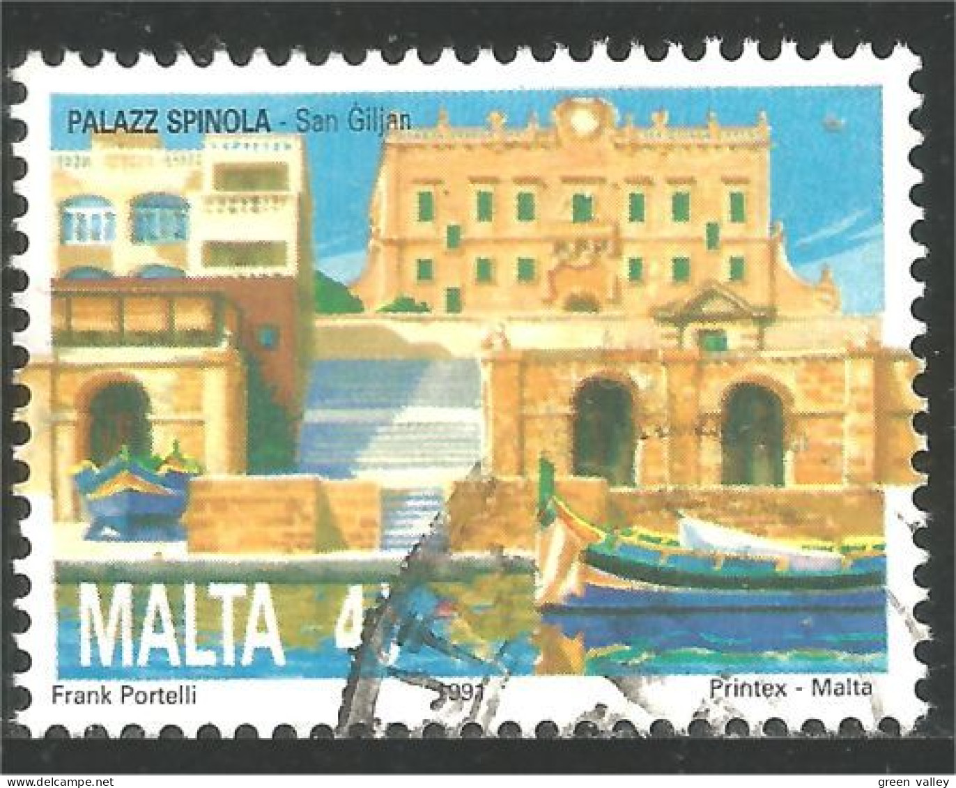 589 Malta Malte Valletta La Vallette Palais Spinola Palace (MLT-192) - Malte