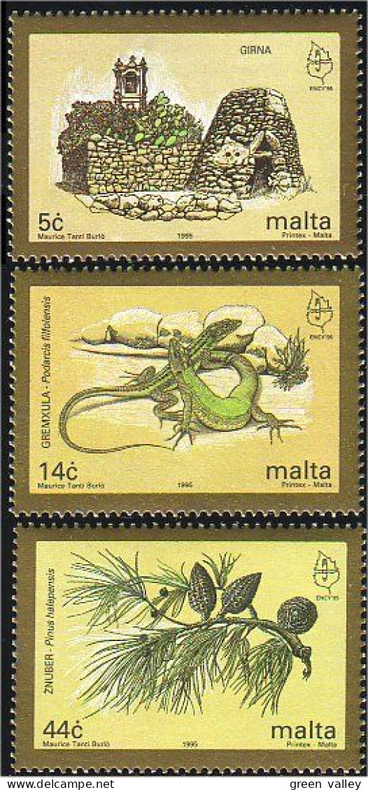 589 Malta Malte Lezard Pin MNH ** Neuf SC (MLT-137a) - Malte