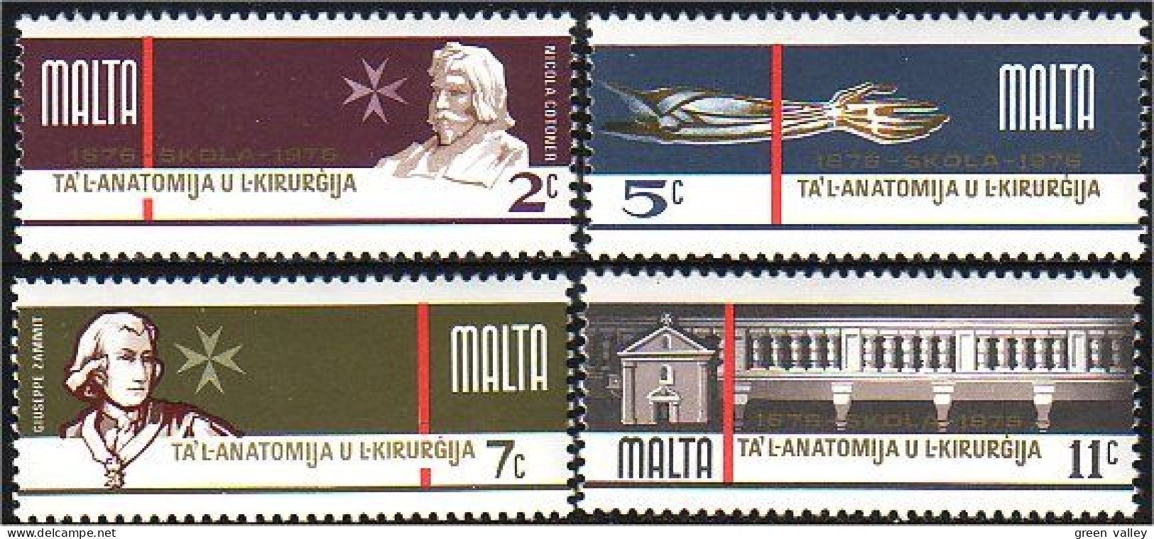 589 Malta Malte Anatomie MNH ** Neuf SC (MLT-132) - Médecine