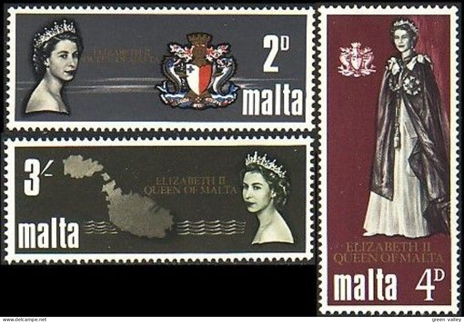 589 Malta Malte Queen Elizabeth II MH * Neuf (MLT-103) - Malte
