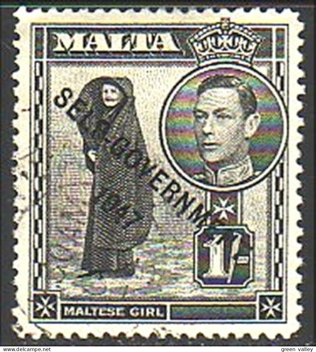 589 Malta Malte ONE Shilling (MLT-56) - Malte