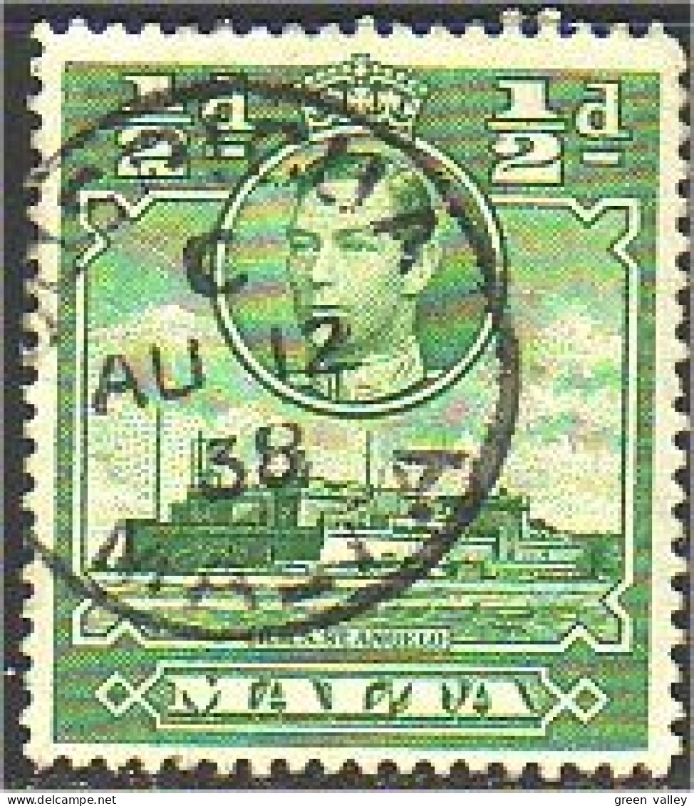 589 Malta Malte 1/2d Very Nice (MLT-42) - Malte