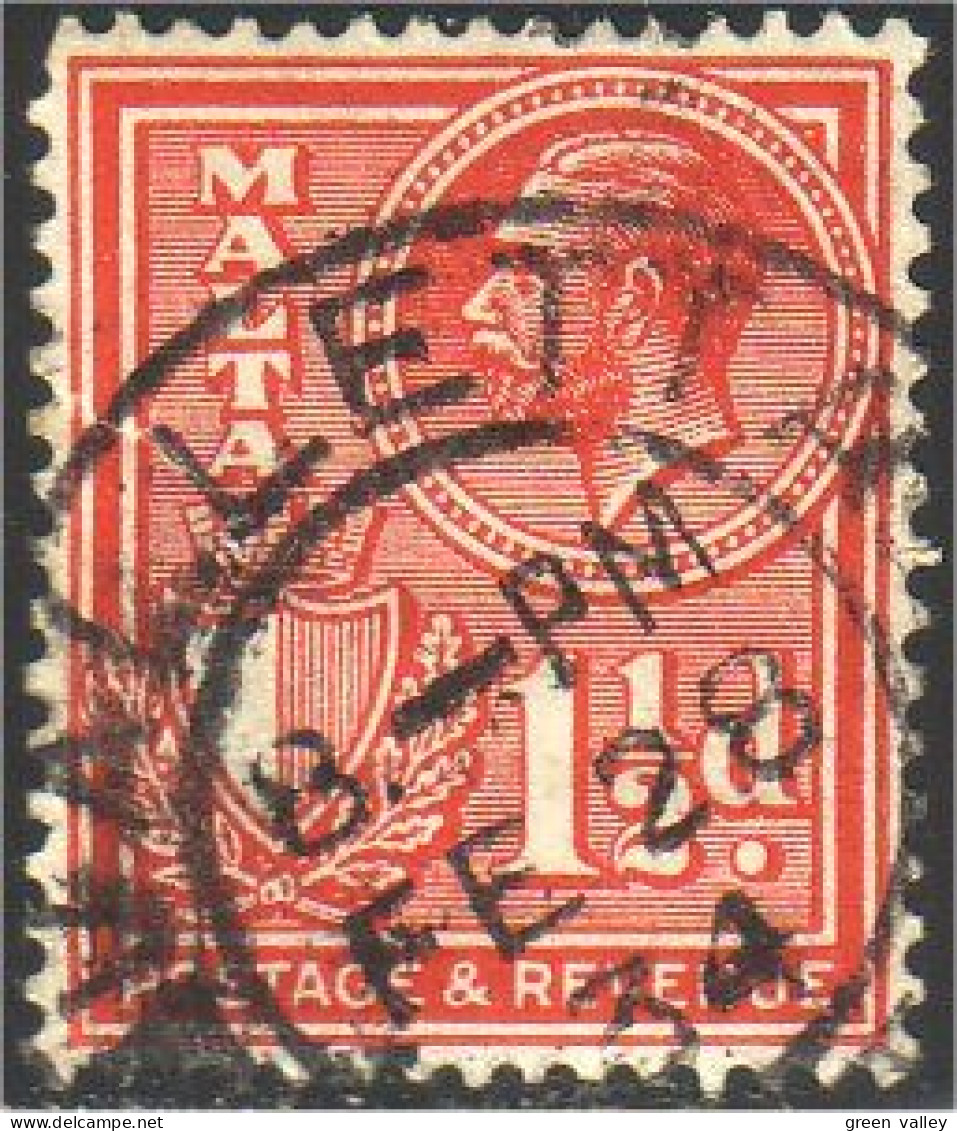 589 Malta Malte 1 1/2d VALETTA Cancel (MLT-33) - Malte