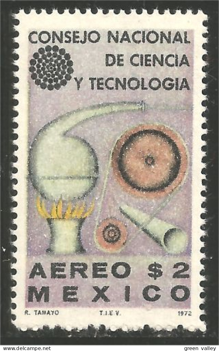 608 Mexico Retort Pulley Burner Brûleur Poulie Cornue MNH ** Neuf SC (MEX-382) - Chemistry