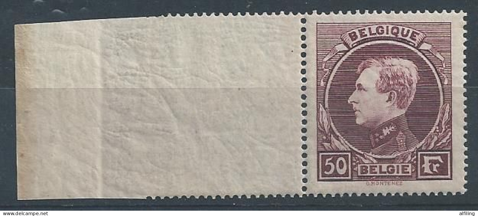 291A ** 1937 Bdf     Cote 75  (3 Images)  à 25% - 1929-1941 Grande Montenez