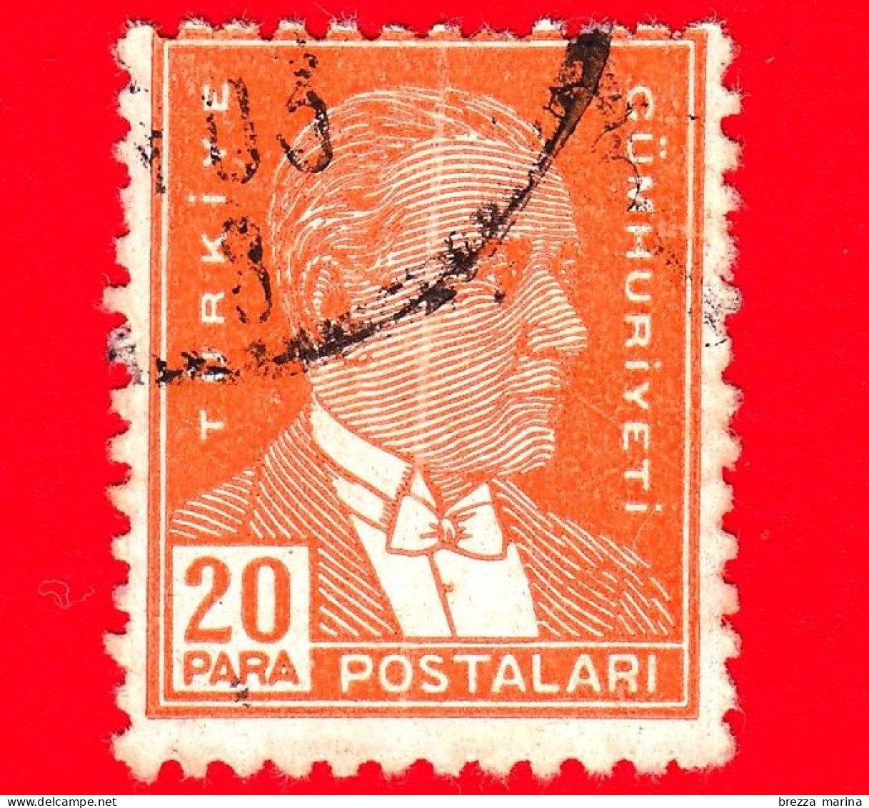 TURCHIA - Usato - 1936 - Kemal Atatürk (1881-1938) - 20 - Usati