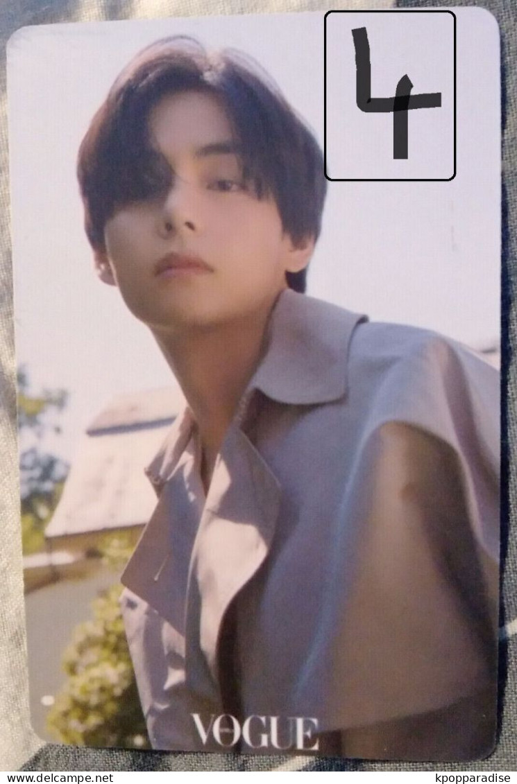 Photocard K POP Au Choix    BTS  Vogue  V - Other Products