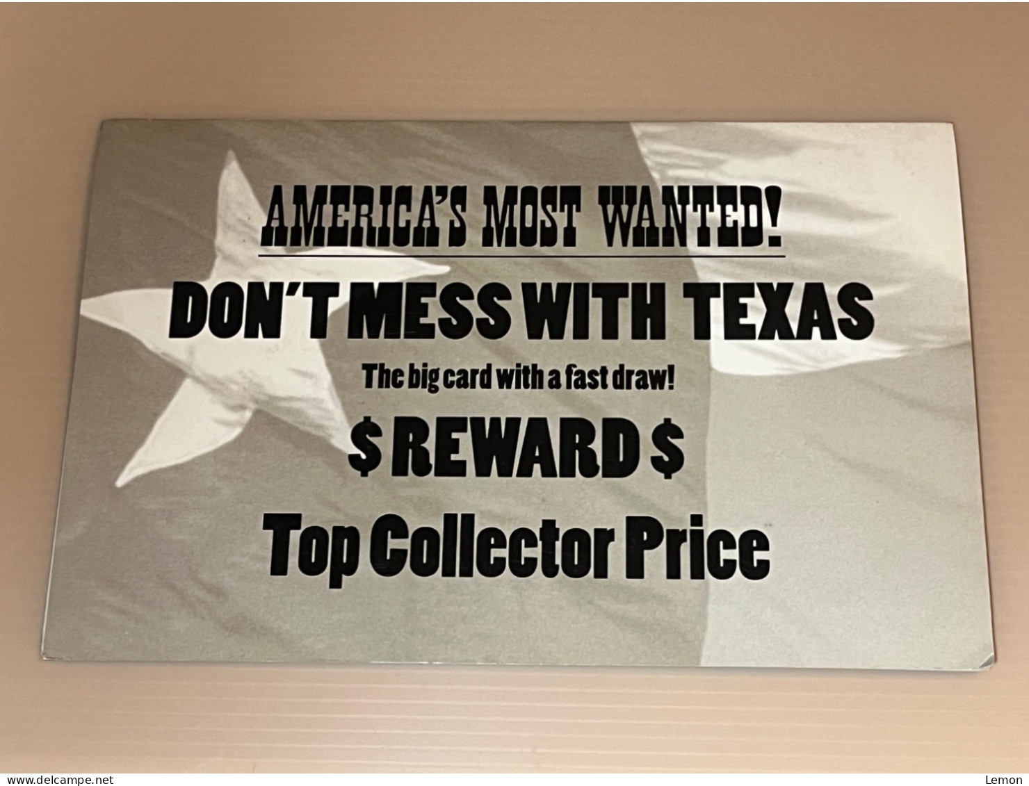 Mint USA UNITED STATES America Prepaid Phonecard, DON’T MESS WITH TEXAS - Texas Flag, Set Of 1 Mint JUMBO Card In Folder - Andere & Zonder Classificatie