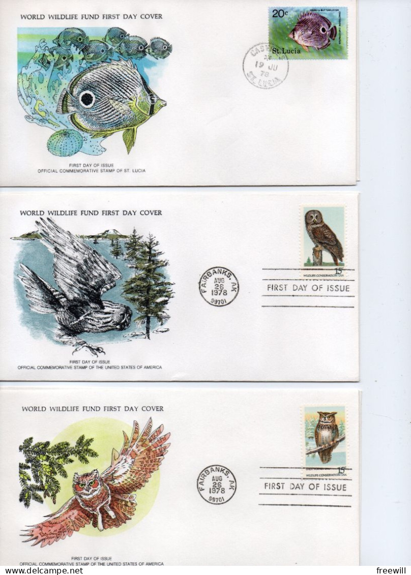 World Wildlife fund XXX 1978-1979 FDC