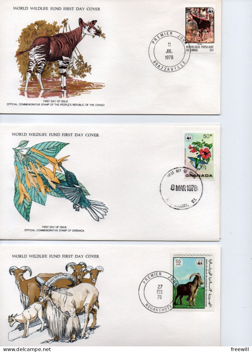 World Wildlife fund XXX 1978-1979 FDC