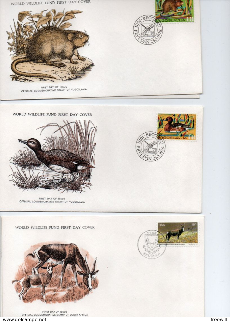 World Wildlife fund XXX 1978-1979 FDC