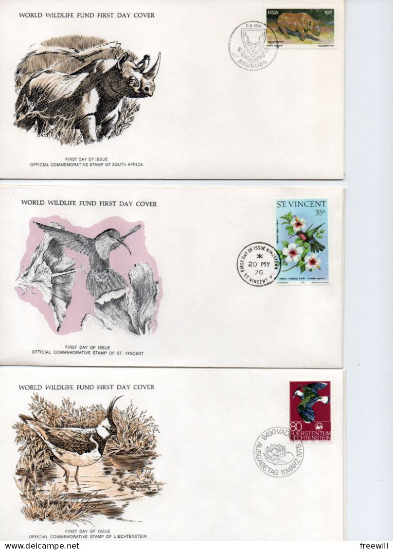 World Wildlife fund XXX 1978-1979 FDC