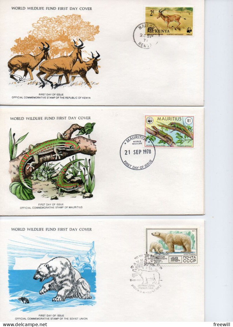 World Wildlife fund XXX 1978-1979 FDC