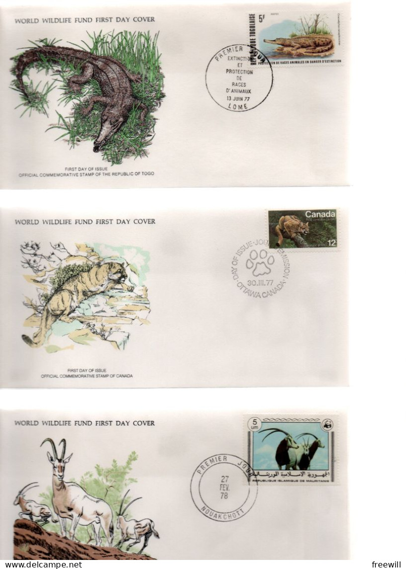 World Wildlife fund XXX 1978-1979 FDC