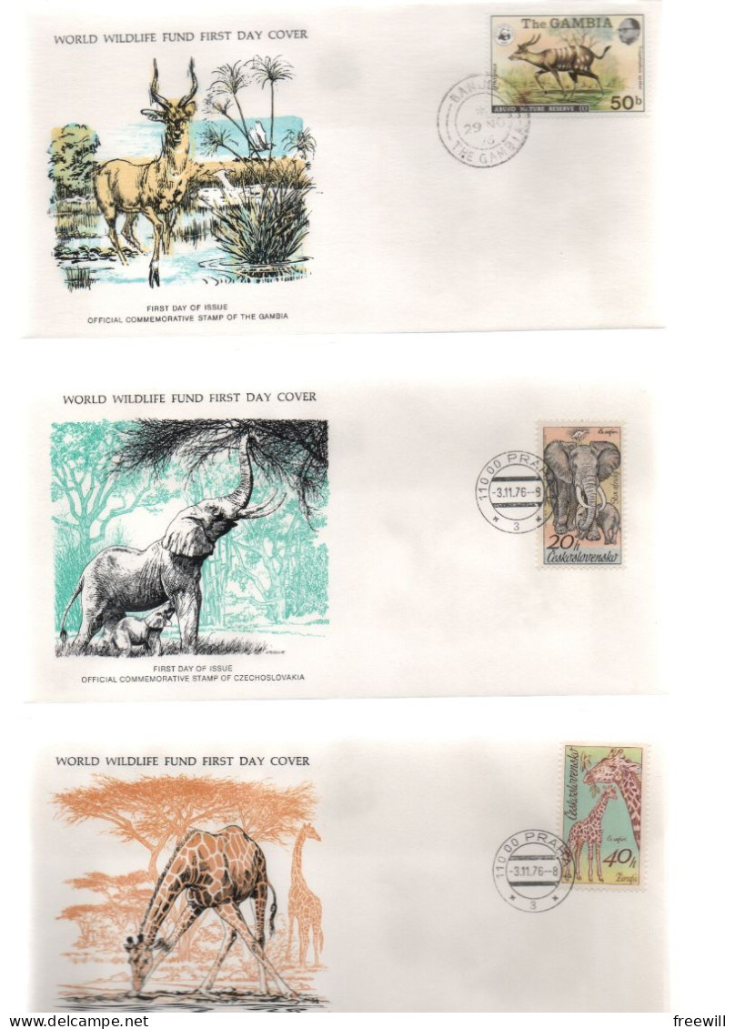 World Wildlife fund XXX 1978-1979 FDC