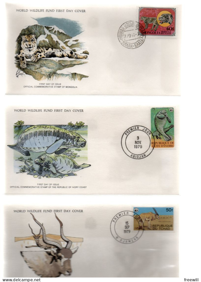 World Wildlife fund XXX 1978-1979 FDC