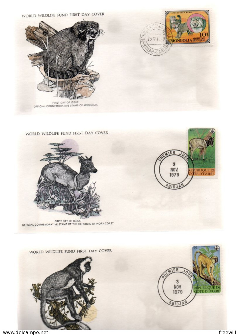 World Wildlife fund XXX 1978-1979 FDC