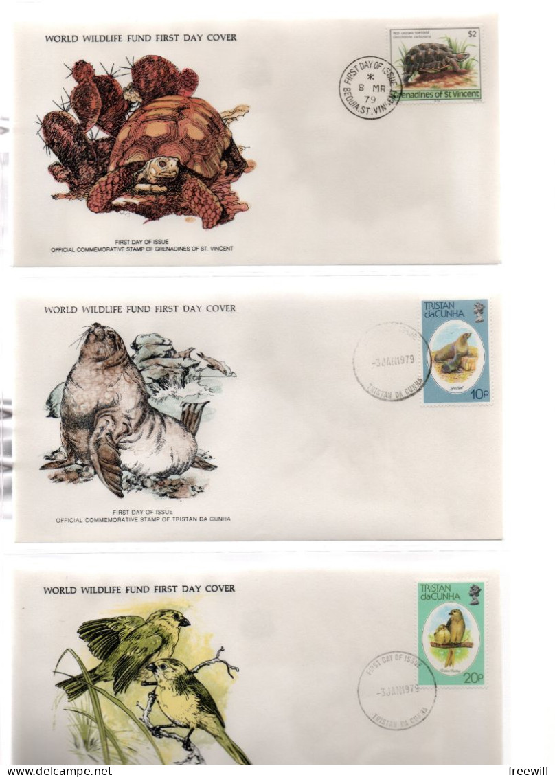 World Wildlife fund XXX 1978-1979 FDC