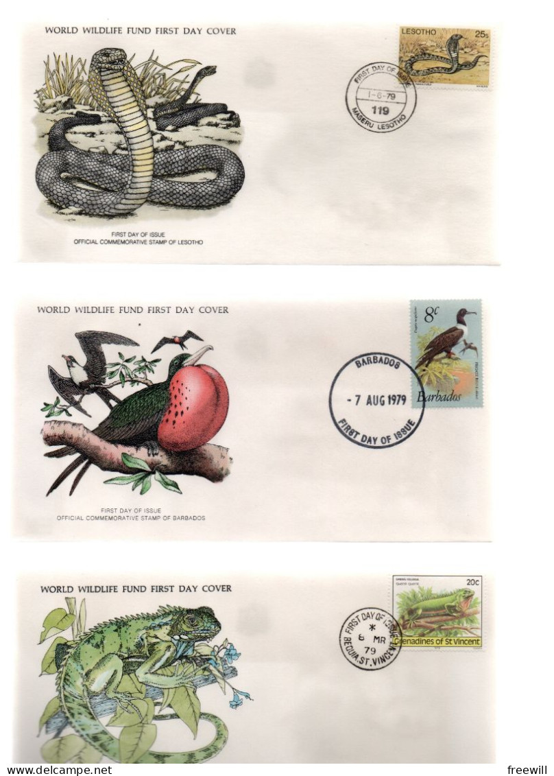 World Wildlife fund XXX 1978-1979 FDC