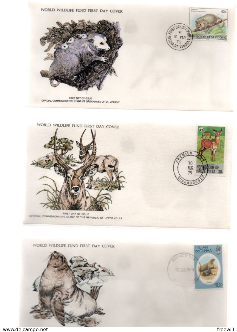 World Wildlife fund XXX 1978-1979 FDC