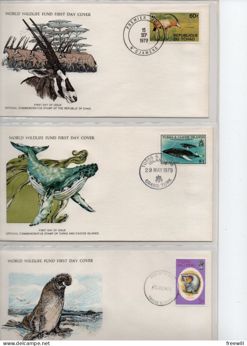 World Wildlife fund XXX 1978-1979 FDC