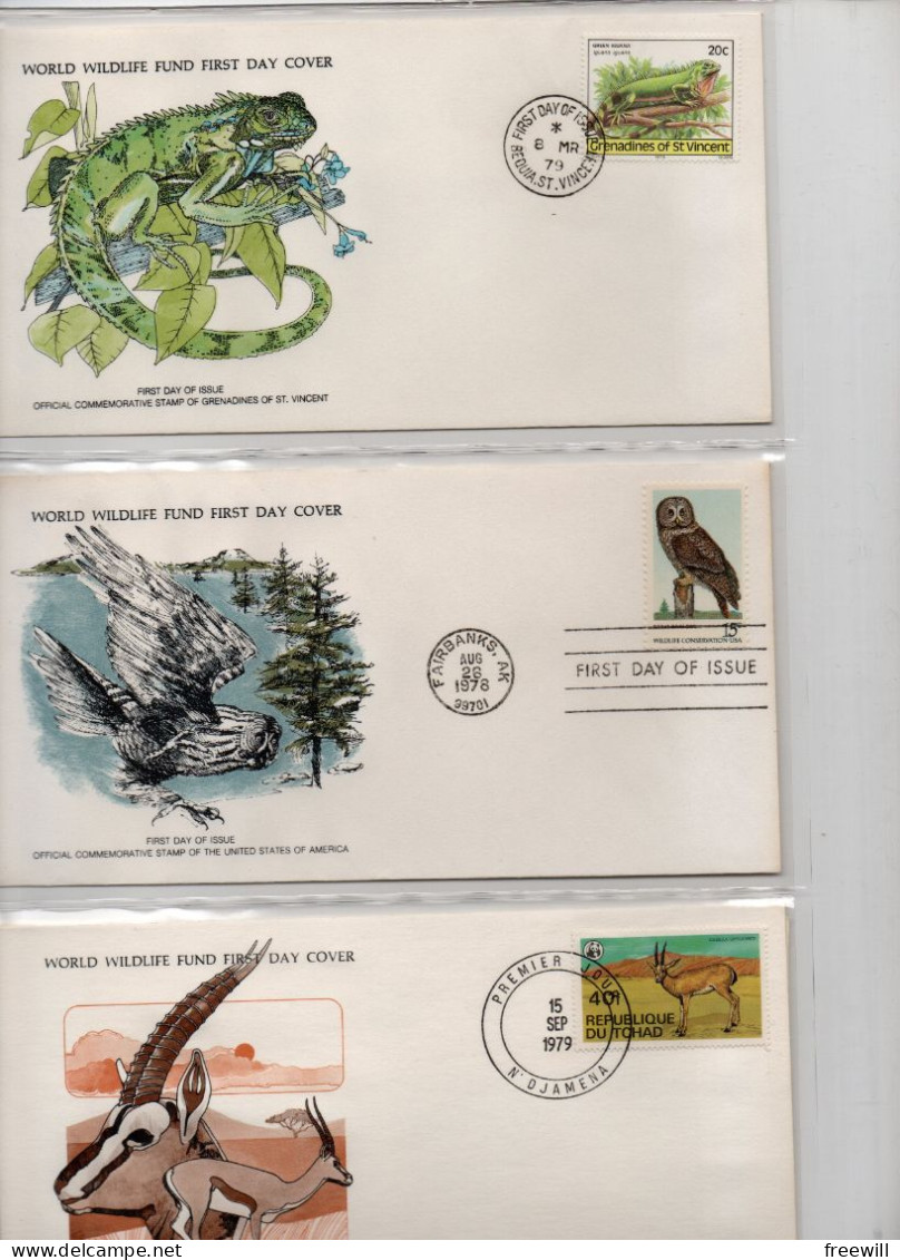 World Wildlife fund XXX 1978-1979 FDC