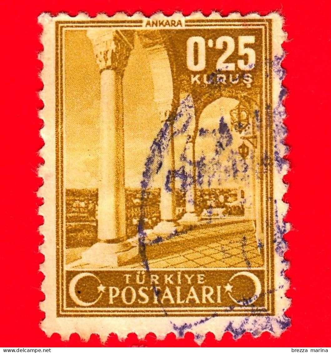 TURCHIA - Usato - 1943 - Architettura - Vedute Di Città - Ankara - 0.25 - Usati