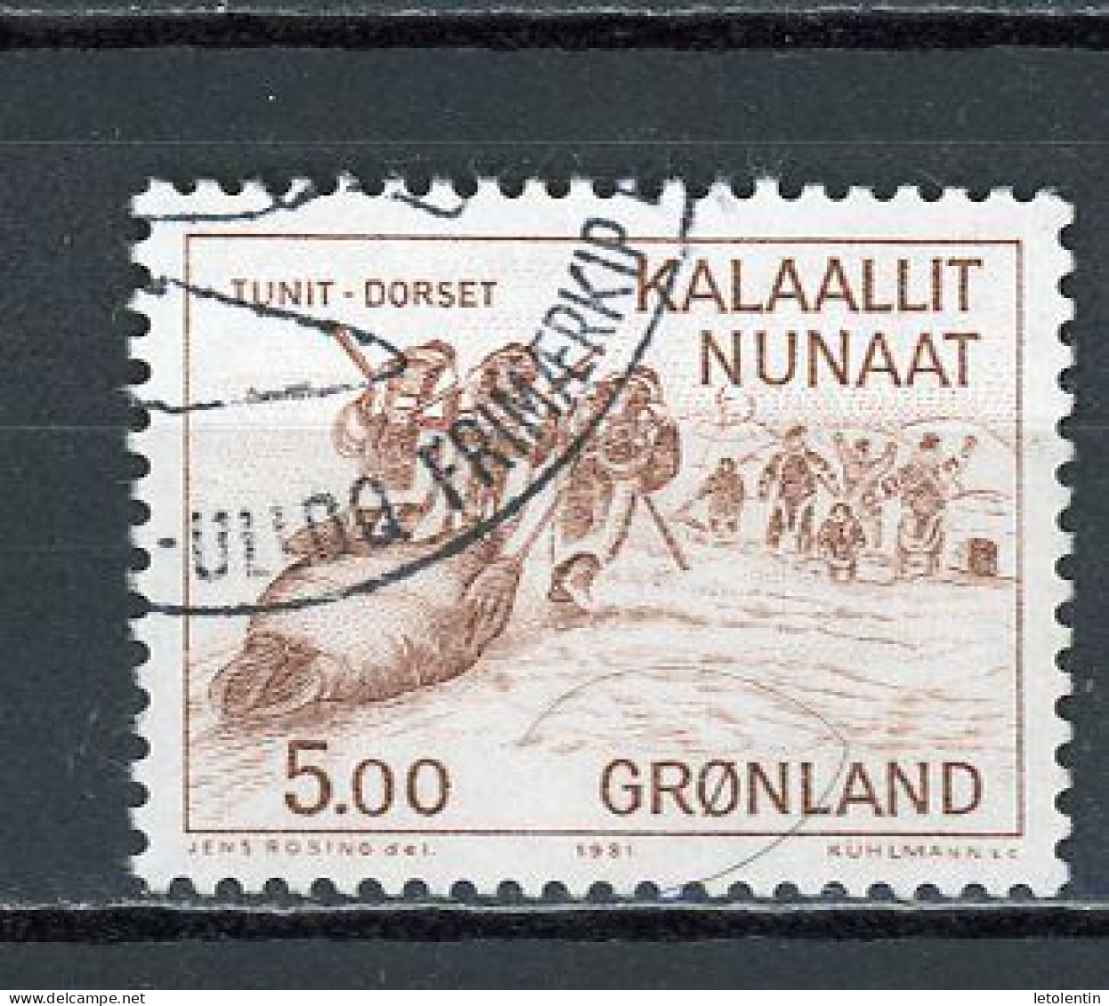 GROENLAND - CULTURE TUNIT-DORSET - N° Yvert 120 Obli. - Used Stamps