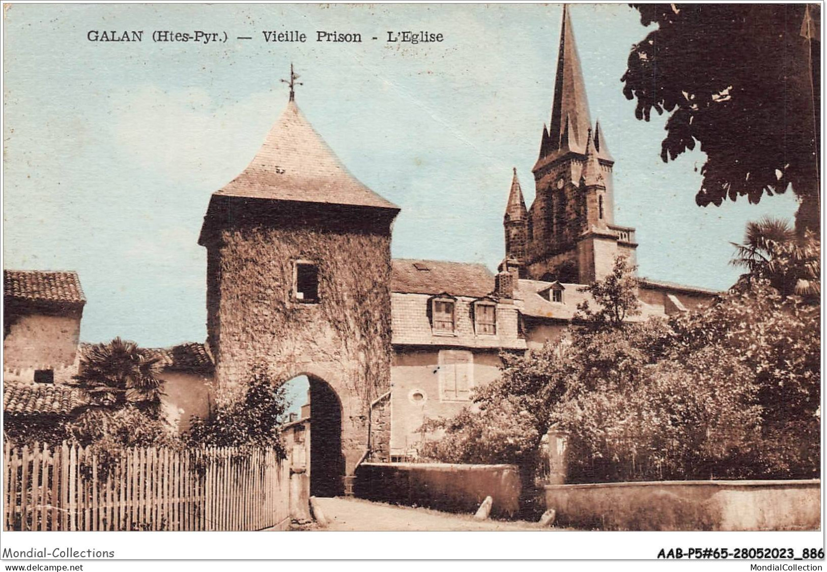 AABP5-65-0420 - GALAN - Vielle Prison - L'Eglise  - Galan