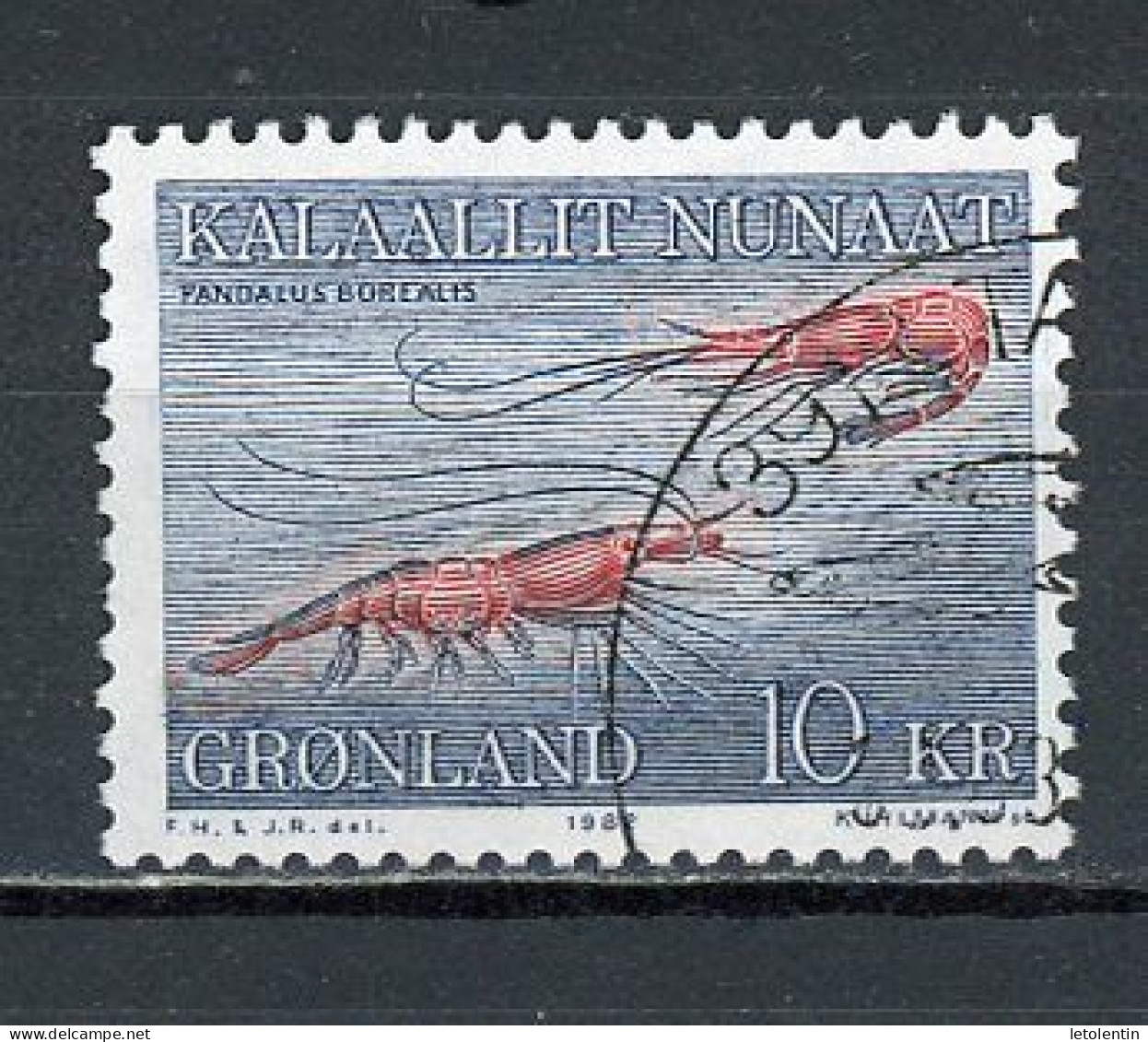 GROENLAND - CREVETTES - N° Yvert 121 Obli. - Used Stamps