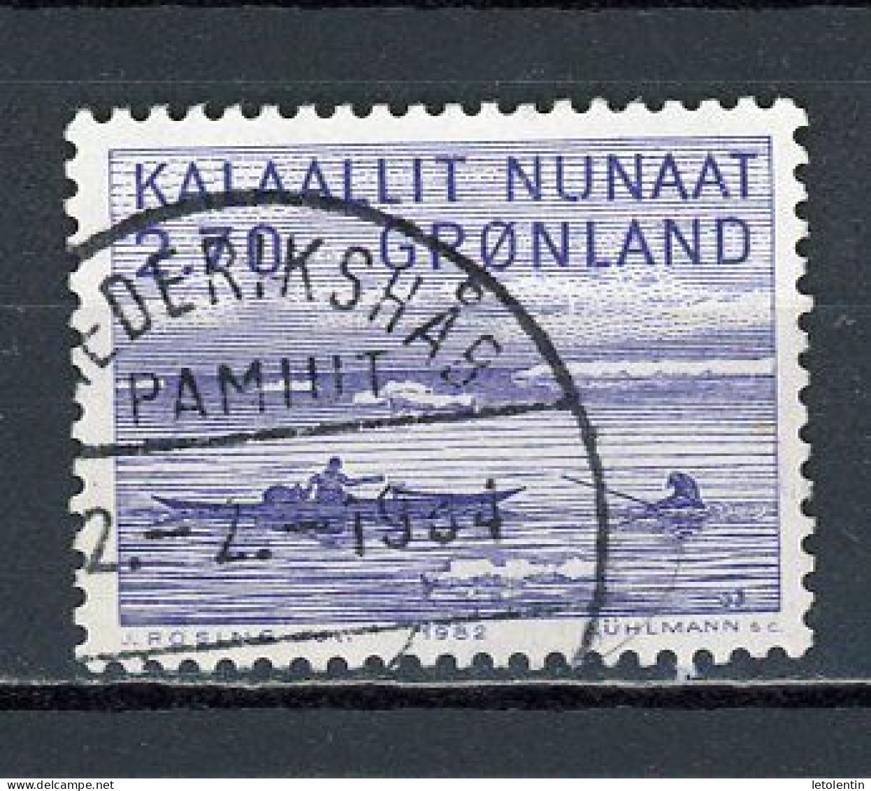 GROENLAND - PEINTURE - N° Yvert 124 Obli. - Used Stamps