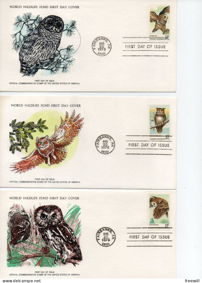 United States Etats-Unis World Wildlife Fund XXX 1979 FDC - 1971-1980