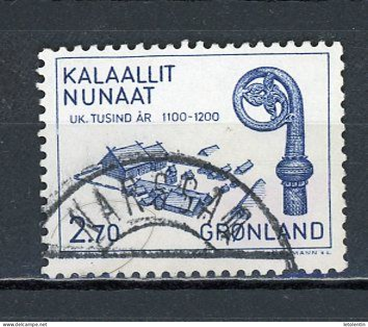GROENLAND - HISTOIRE - N° Yvert 127 Obli. - Used Stamps