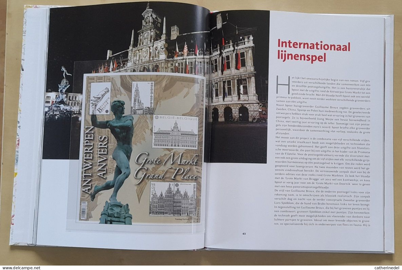 Année 2014 : Filatelieboek "Belgische Postzegels Vertellen 2014" (sans Timbre) - Collections