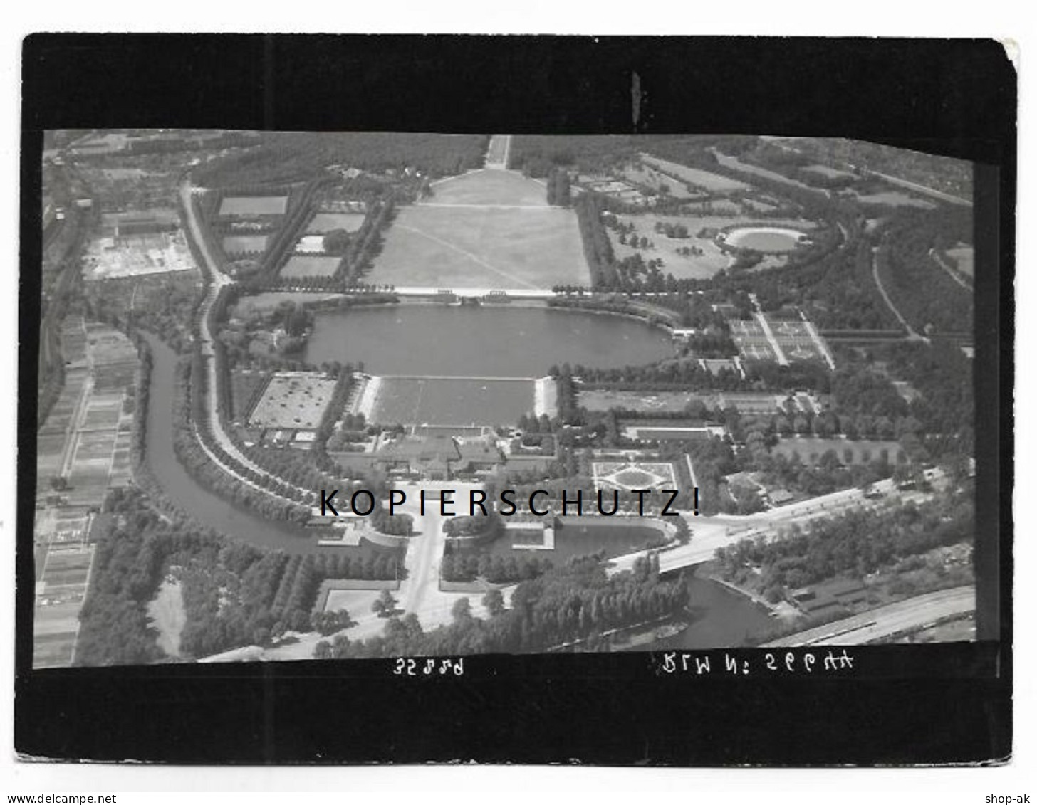 ZZ-5655/ Hamburg Stadtpark Winterhude Foto Seltenes Luftbild 18 X 13 Cm Ca.1935 - Winterhude