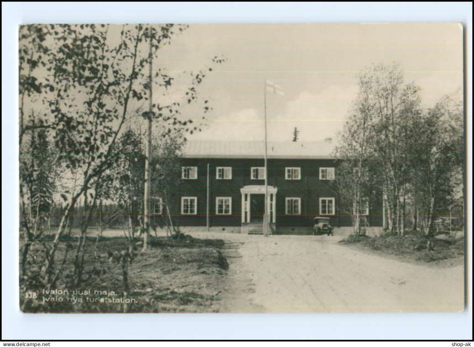 Y20648/ Ivalon  Turiststation  Finnland Foto AK Ca.1938 - Finnland