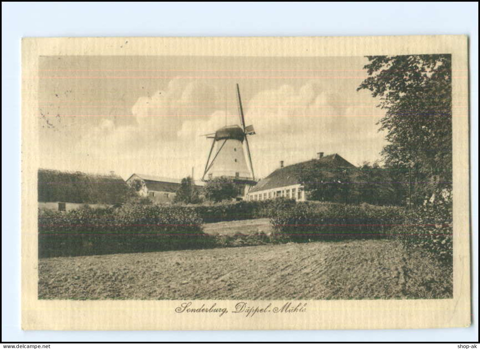 Y20757/ Sonderburg Düppel Mühle Windmühle Nordschleswig AK 1914 - Nordschleswig