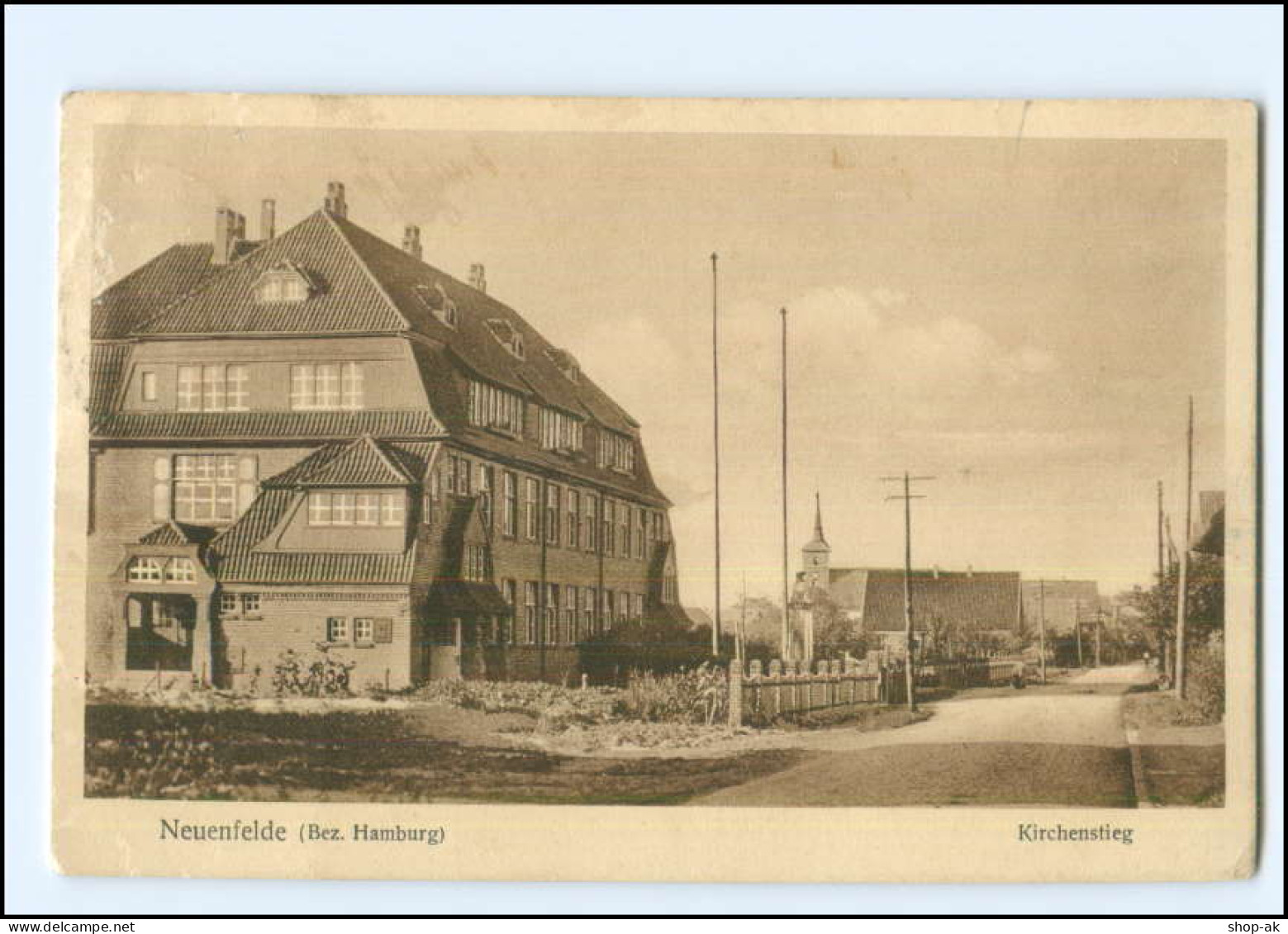 XX11963/ Neuenfelde Hamburg  Kirchenstieg AK 1935 - Harburg